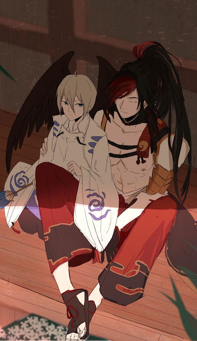 腐向大天狗x源博雅mayo陆青崖の漫画pixiv