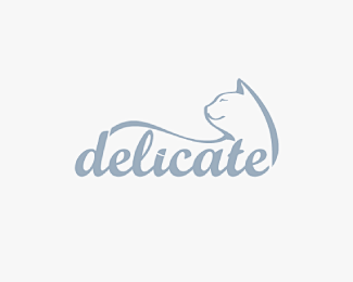 delicate品牌logo设计