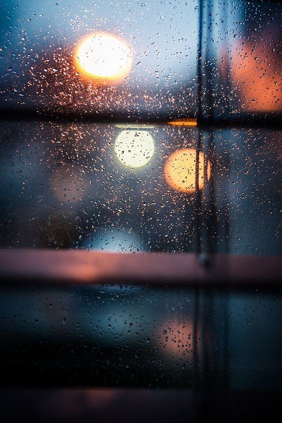 晚安的图雨夜