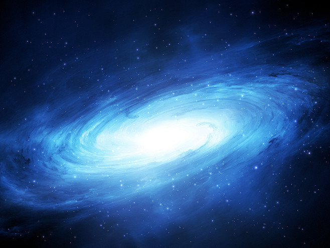 蓝色恒星星系的数字艺术的空间艺术skyscapes1600x1200壁纸