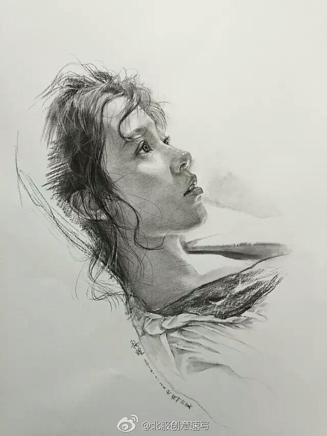 画的很美的素描