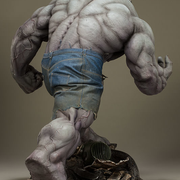sideshow漫威系列灰浩克pf系列雕像marvelcollectiblesgrayhulk