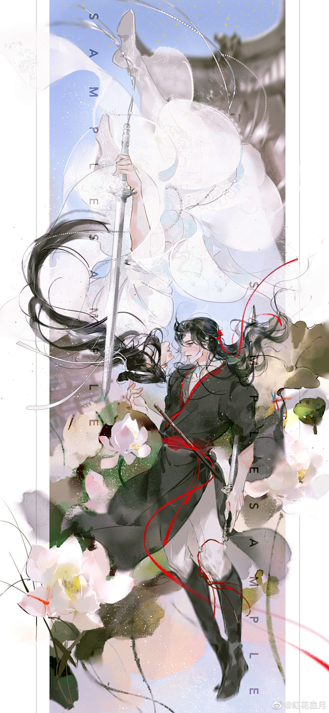 魔道祖师红花血月绘