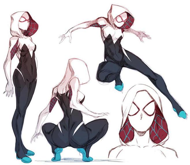 spidergwen格温蜘蛛侠看图美漫图吧百度贴吧