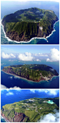 aogashima火山岛,日本,菲律宾海.