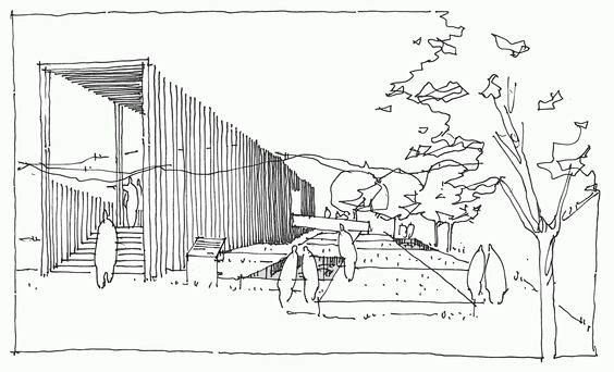 建筑手绘草图