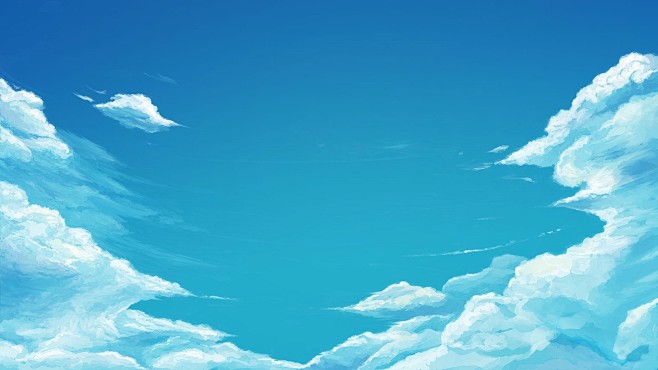 anime1920x1080drawingskyclouds