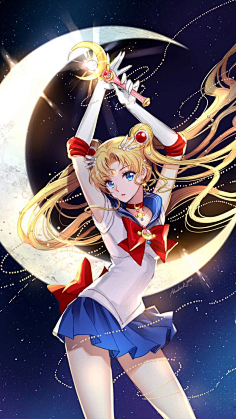 net【立于風中的elsa】潇洒小姐 美少女战士 漫画动画 月野兔水冰月