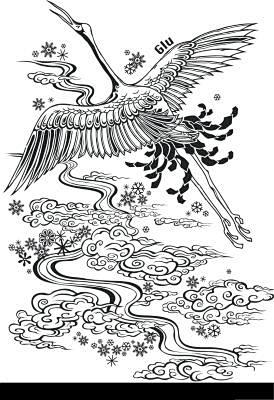 祥云仙鹤