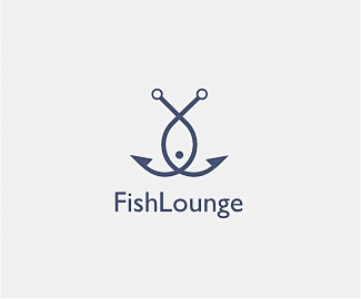 关键词钓鱼鱼钩x垂钓锚海洋标志说明fishlounge鱼钩图标设计欣赏