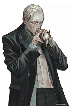 【画师】ctk-cave142硬汉大叔系列《韩国插画师chongtak作品欣赏》mp