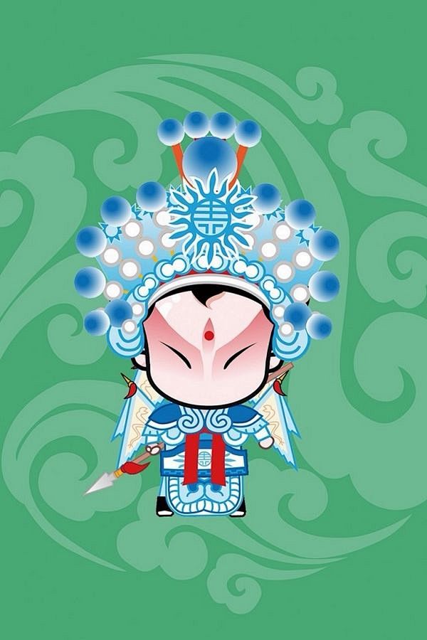 q版插画京剧也可以萌萌哒19