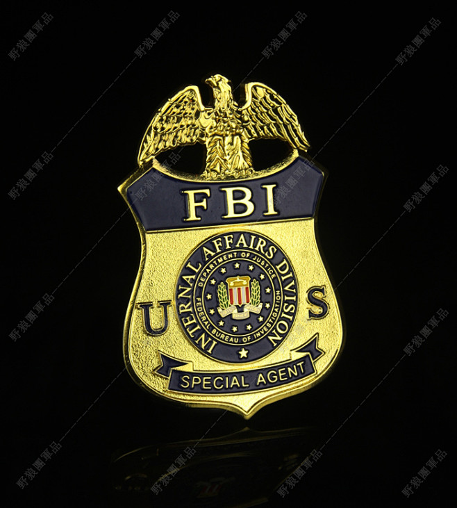 美国警徽美国联邦调查局fbi警徽金属徽章特工金属警徽纯铜120