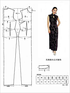 裁剪图-花瓣网|陪你做生活的设计师[转载]旗袍制图