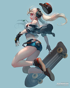 原画美女人物-花瓣网|陪你做生活的设计师 半身 原画 插画 头像