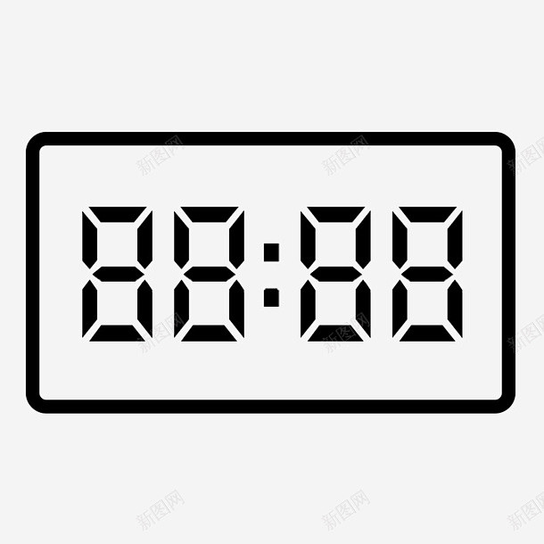 13:05:02电子表数字计算机数字led图标人图标素材清卷儿同采自ixintu
