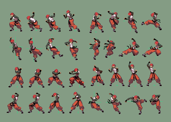 2d动作序列
