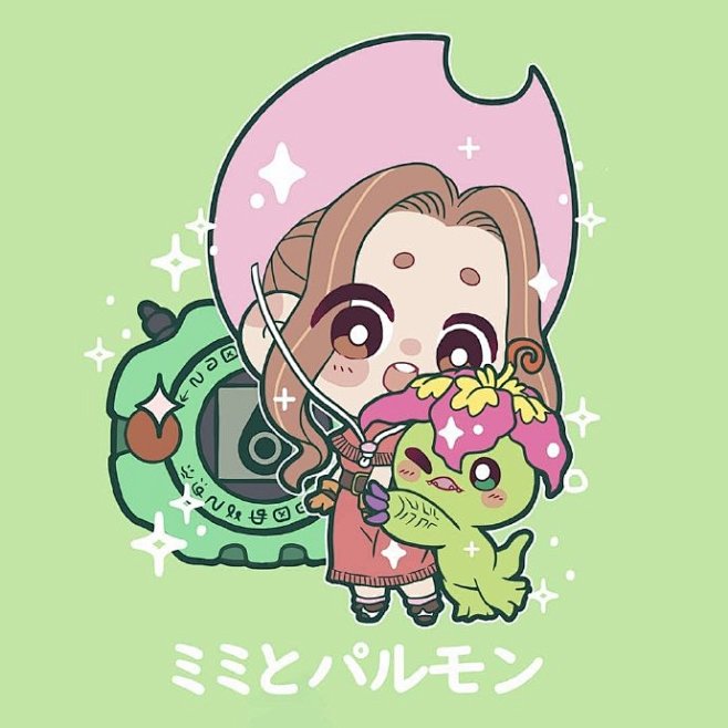 如此可爱的数码宝贝q版同人图有没有唤醒你童年守着电视的回忆呀设计