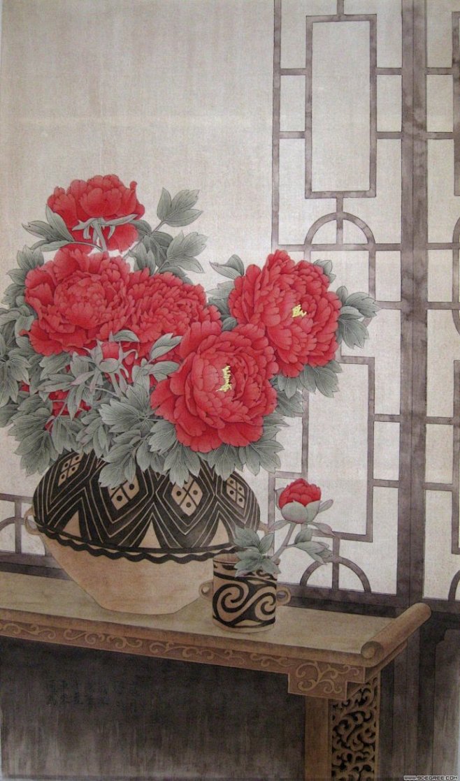转载车来通工笔画作品选