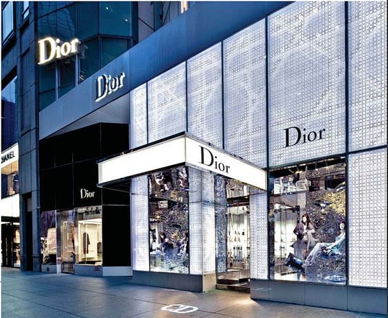 展厅门头设计dior