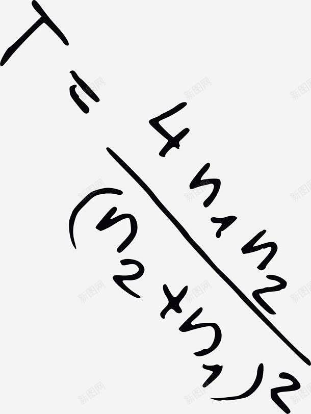 手绘初中数学公式页面网页平面电商创意素材