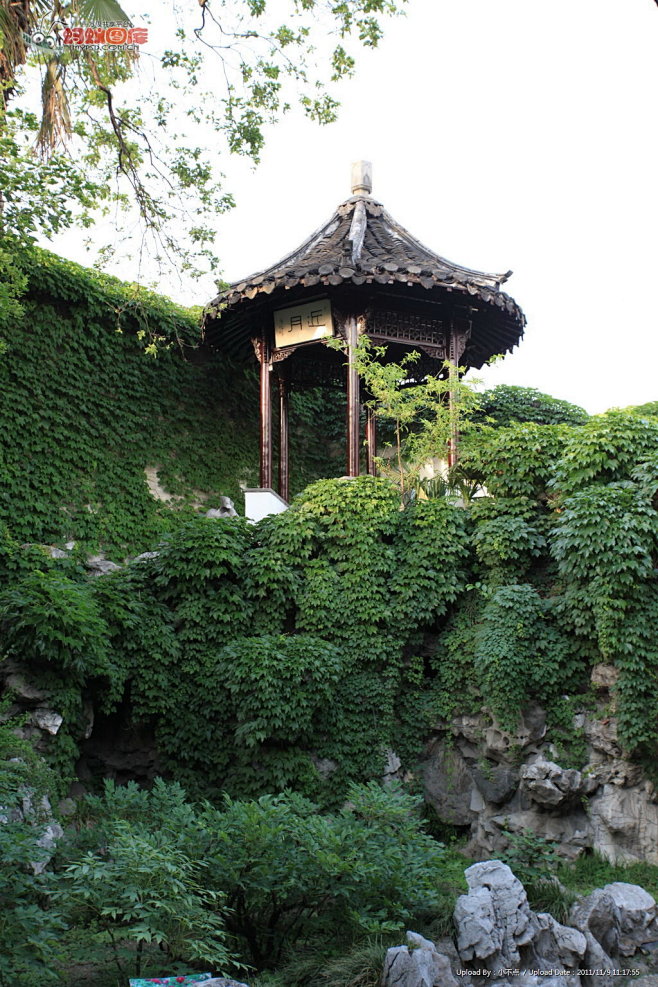 扬州何园亭台楼阁图片素材