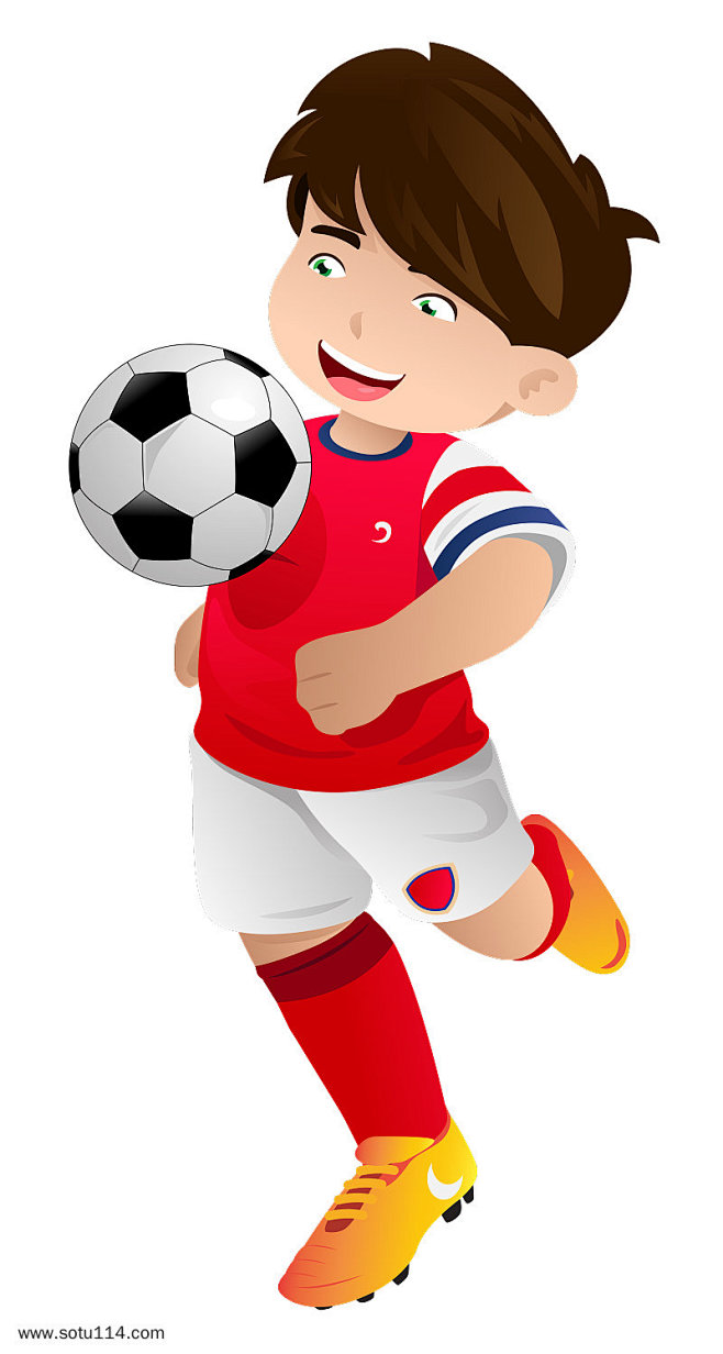 运动足球卡通儿童踢球
