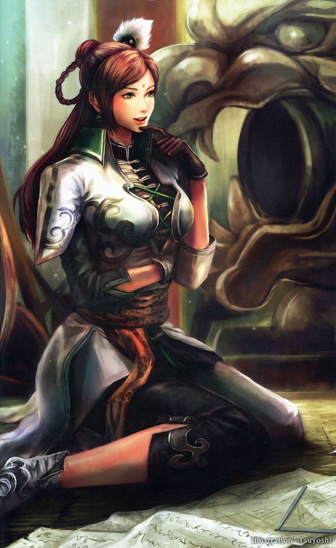 真三国无双15周年原画月英