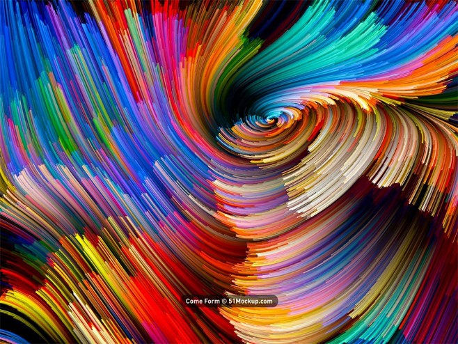 唯美彩色梦幻七彩质感底纹背景线条波浪015背景图片质感纹理