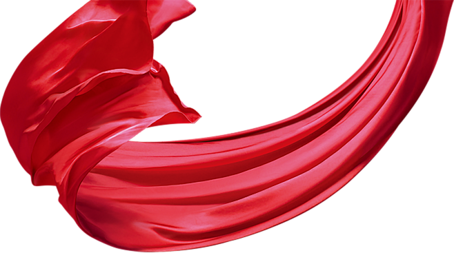 红丝带布红布png免抠素材