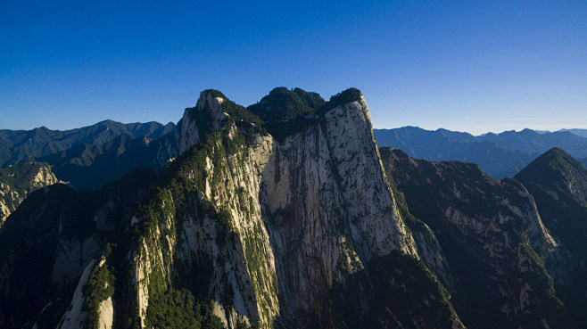 鸟瞰西岳华山组照jpg