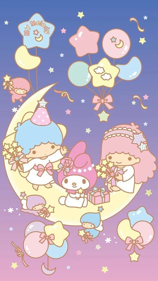 清新壁纸系列壁纸拼接壁纸三丽鸥hellokitty双子星玉桂狗美乐蒂轻松熊