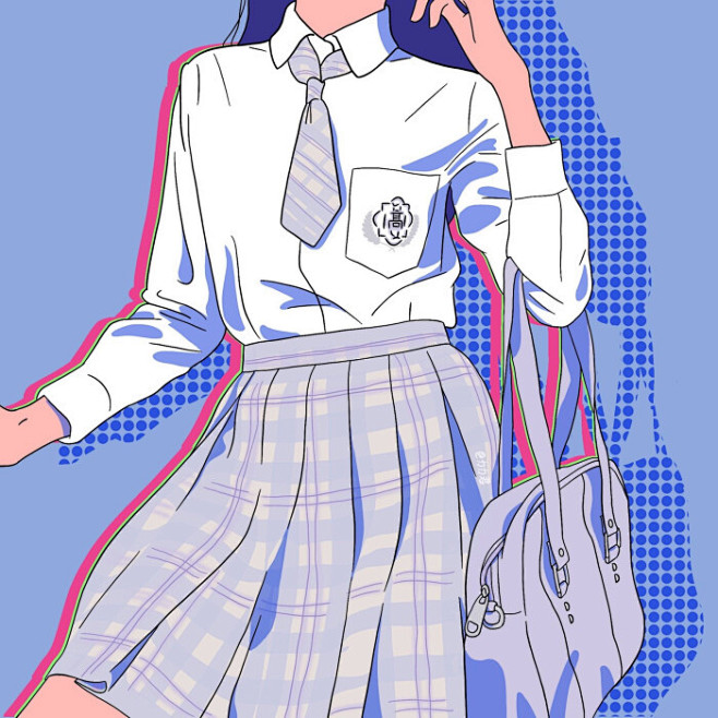 女生头像少女制服