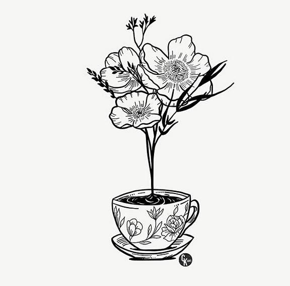 15:26:32植物黑白线稿[花卉]黑白趣味小插画瓜皮皮皮皮皮灬同采自open