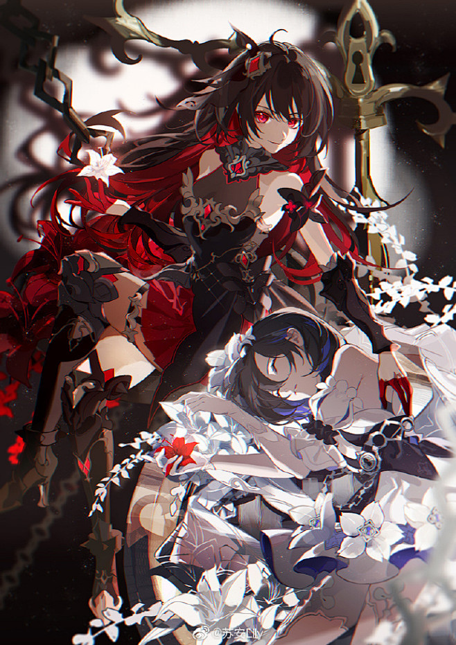 崩坏3魇夜星渊画了新的奶希67676767