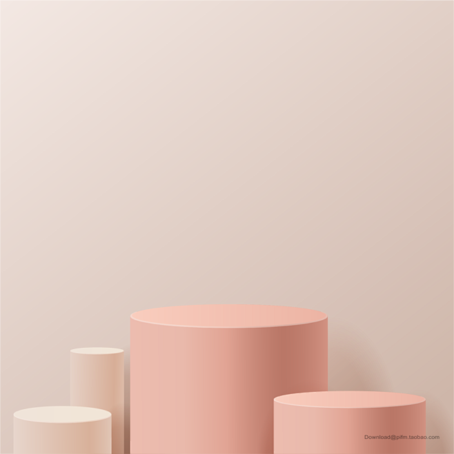 立体几何模型产品主图展示场景海报背景素材8