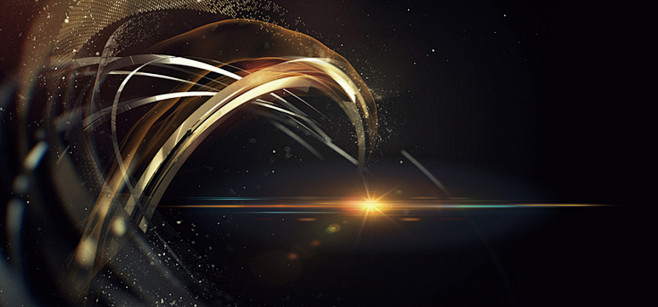 高端科技金融黑金海报背景金色光点桑无会议会议背景图库png图片网