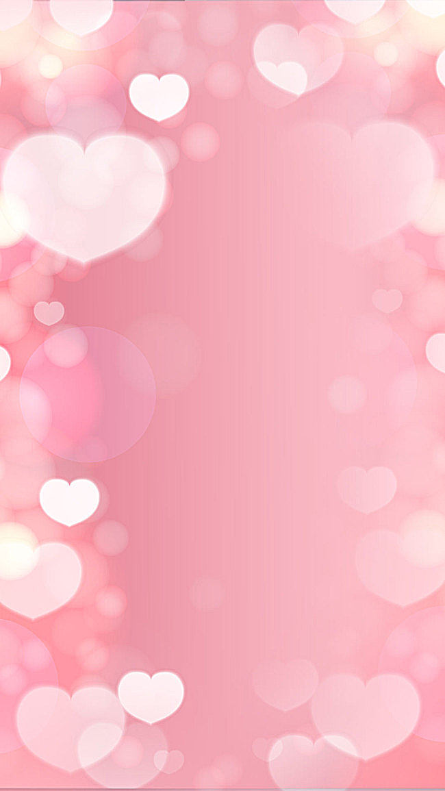淡粉色爱心背景图片图片