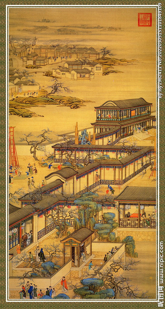 山水画中国风中国水墨画水墨画古画古代山水画中国元素画国画文化艺术
