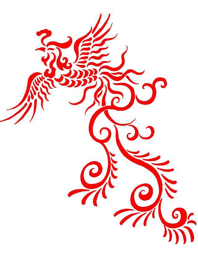 中国图腾第二辑吉祥纹饰龙虎凤图案