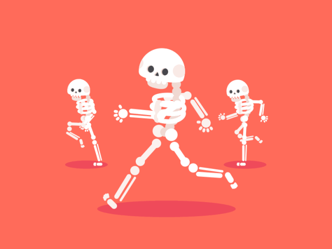 skeletonsdribbble