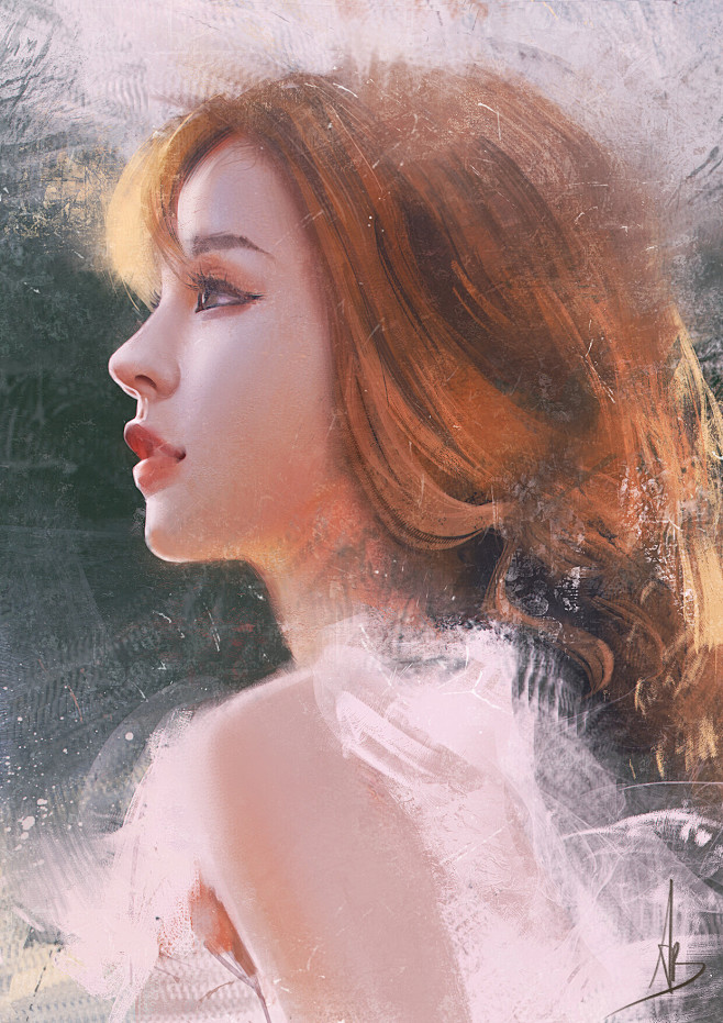 09:54:54越南画师zed作品鉴赏1喜欢插画——人物hehe茶该采集也在以下