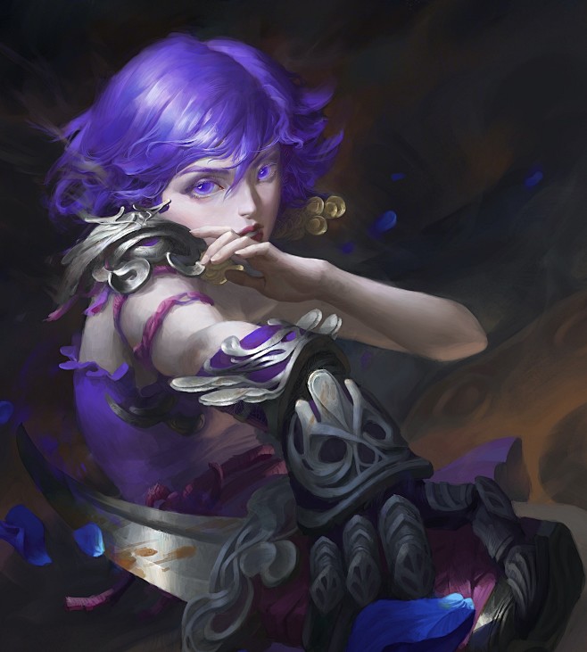 cg窝插画原画手绘板绘画游戏美术的照片微相册