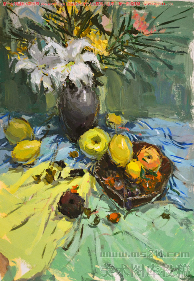 中央美术学院造型学院2008级历史水粉静物美术高考投稿作品2013041712