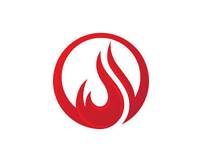 火火焰logo模板矢量