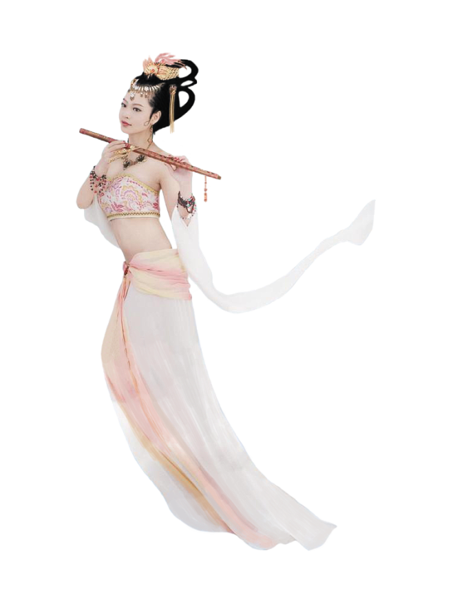 似嫦娥飞天古装美女免抠png透明图片