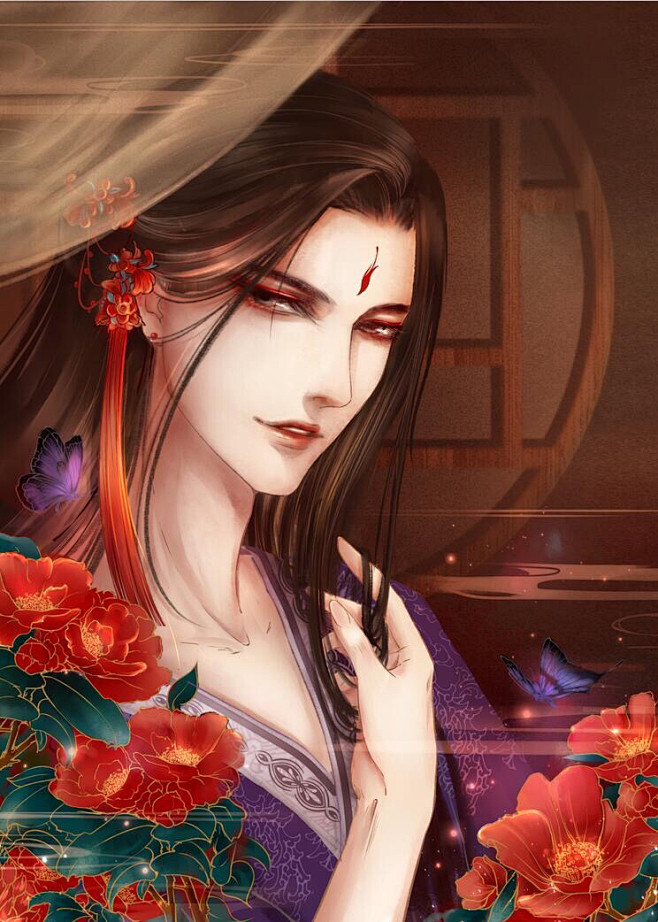 碎觉小超人从陌上醉流年转采于2018-01-17 12:16:43古风美男妖孽美男