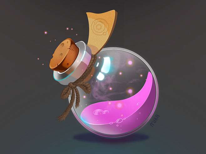 瓶药水游戏艺术游戏设计图形绘图绘制人物艺术插画设计