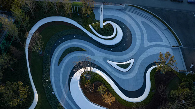 大华天津流线艺术公园广亩景观–mooool木藕设计网