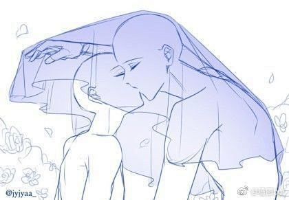 绘画素材甜甜的双人cp构图参考又来了67676767
